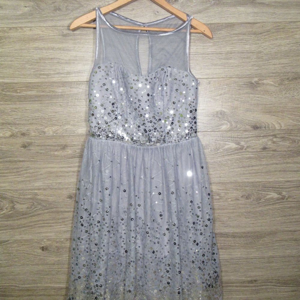 dELIA*s Silver Sequin Dress, size 9/10